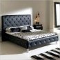 Modern Leather Nelly Platform King Bed Black