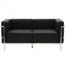 Modern Le Corbusier Leather Loveseat