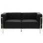 Modern Le Corbusier Leather Loveseat