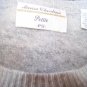 Vintage Gray Ombre Snowflake Sweater PS Small Wool Angora