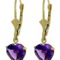 DD-R-1034Y: 14K. SOLID GOLD RING WITH NATURAL DIAMONDS & AMETHYST