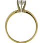 DD-R-2351Y: 14K. GOLD SOLITAIRE RING WITH 0.50 CT. NATURAL DIAMOND