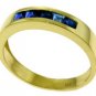 DD-R-3983W: 14K. SOLID GOLD RING WITH  NATURAL  SAPPHIRES