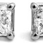 DD-4094W: 14K GOLD STUD EARRINGS W/ NATURAL DIAMONDS 1.0 CARAT