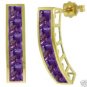 DD-R-3528: 14K. SOLID GOLD RING WITH  NATURAL  AMETHYSTS