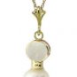DD-2188Y: 14K. SOLID GOLD EARRINGS WITH NATURAL OPALS AND PEARLS