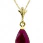 DD-R-2978Y: 14K. SOLID GOLD RING WITH NATURAL DIAMONDS & RUBY