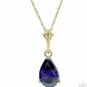 DD-1964Y: 14K. SOLID GOLD STUD EARRINGS W/ NATURAL SAPPHIRE