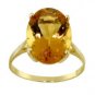 DD-3202Y: 14K. SOLID GOLD EARRINGS WITH NATURAL  CITRINES