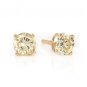 DD-2279W: 14K GOLD STUD EARRINGS WITH NATURAL DIAMONDS 0.20 CARAT