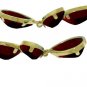 DD-3462Y: 14K.SOLID GOLD CHANDELIER EARRINGS WITH NATURAL GARNETS