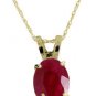 DD-2330Y: 14K. SOLID GOLD FILIGREE RING WITH  NATURAL OVAL RUBY