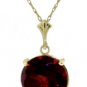 DD-1931Y: 14K. SOLID GOLD LEVERBACK EARRINGS NATURAL GARNET