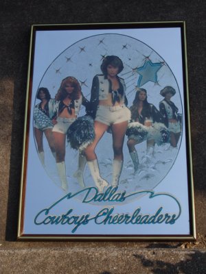 Vintage Dallas Cowboys Cheerleaders Mirror Cowboy Varsity 