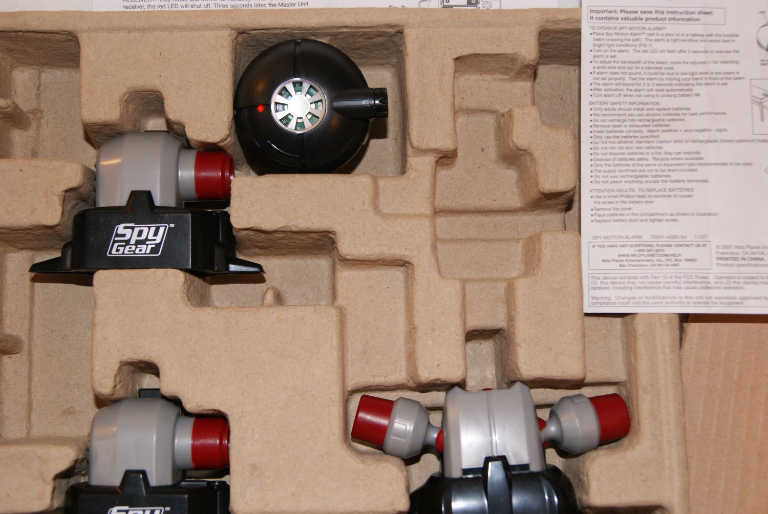 Spy Gear Lazer Trip Wire HiTech security system