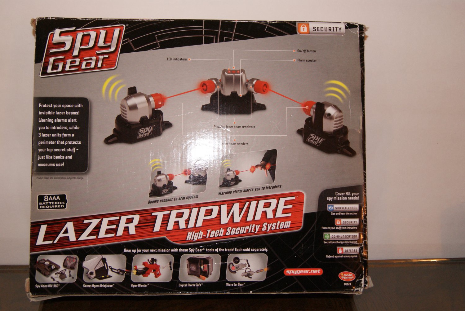 Spy Gear Lazer Trip Wire HiTech security system