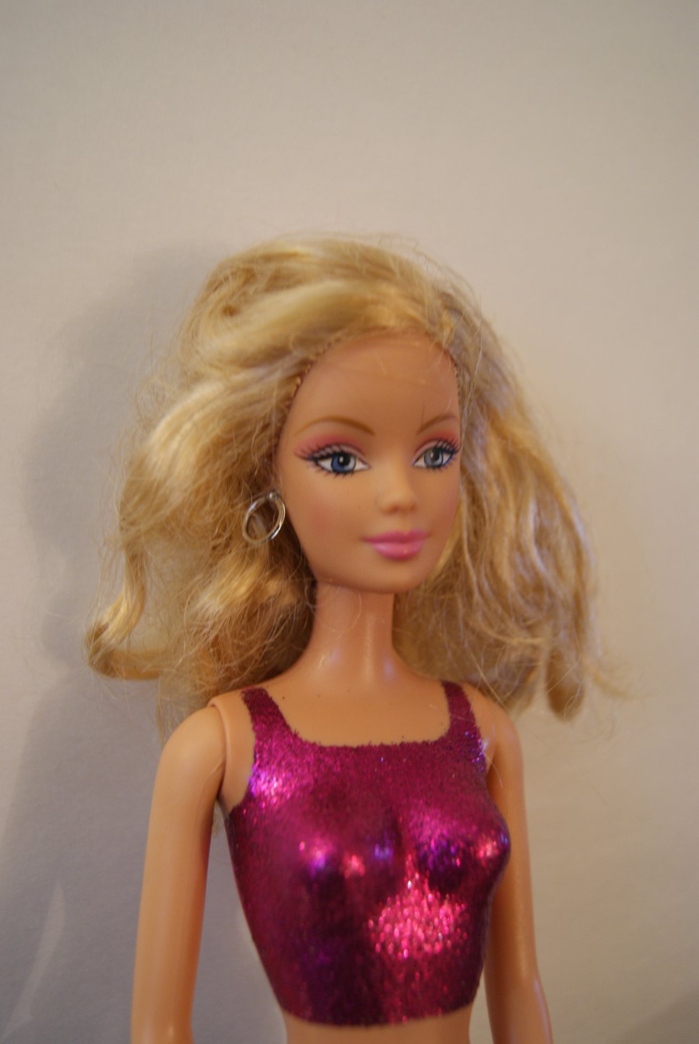 Barbie 1999 glitter top
