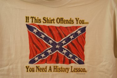 Battle flag,...if this shirt offends you... tee