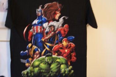 Marvel heros tee
