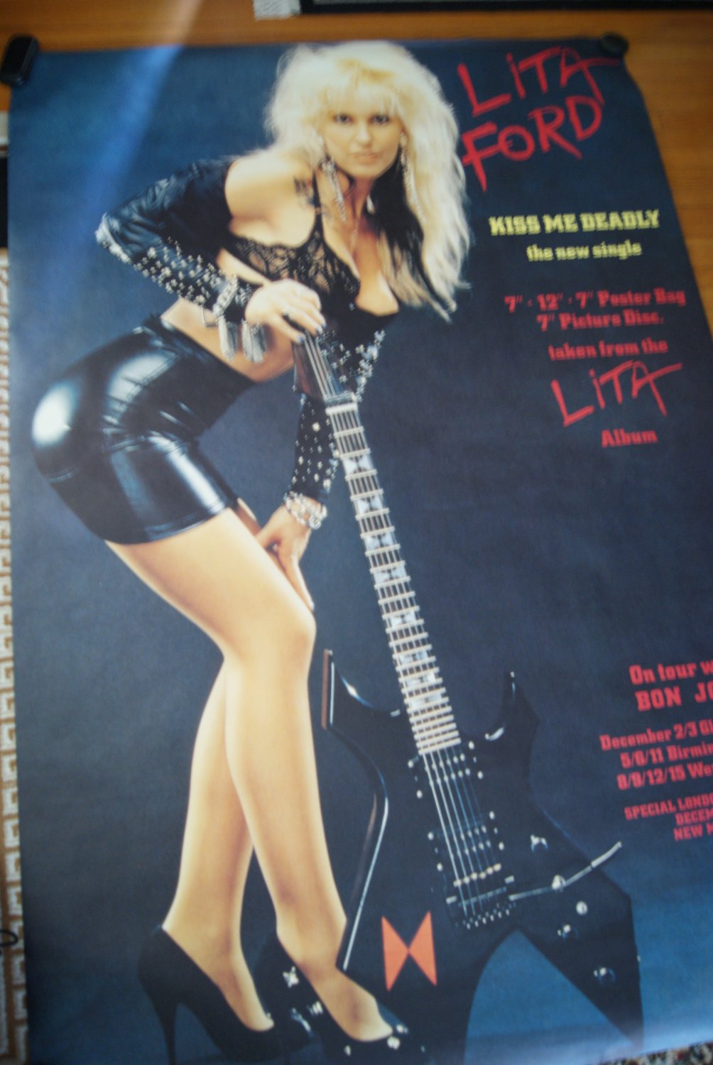 Lita Ford promotional / tour poster