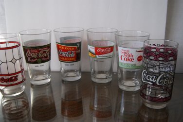 Coca Cola glasses  /  Coca Cola Cooler