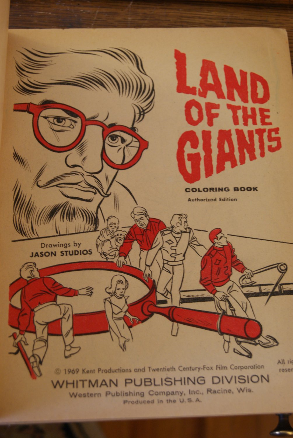 Land of the Giants / Whitman coloring book