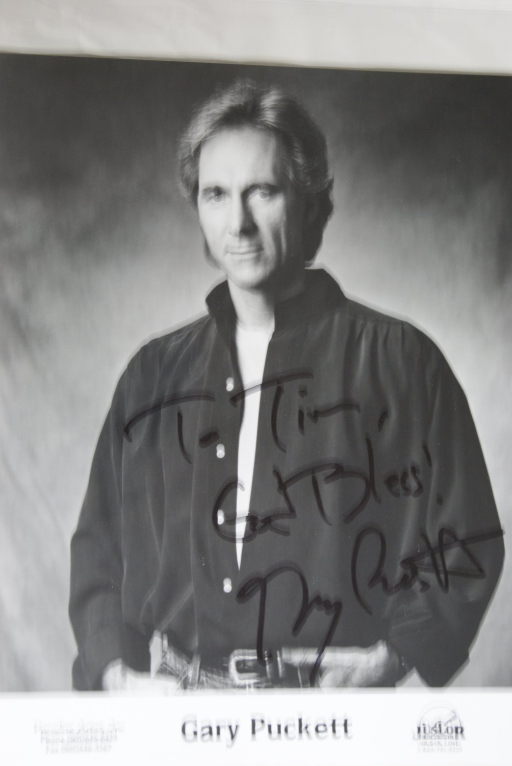 Gary Puckett autograph