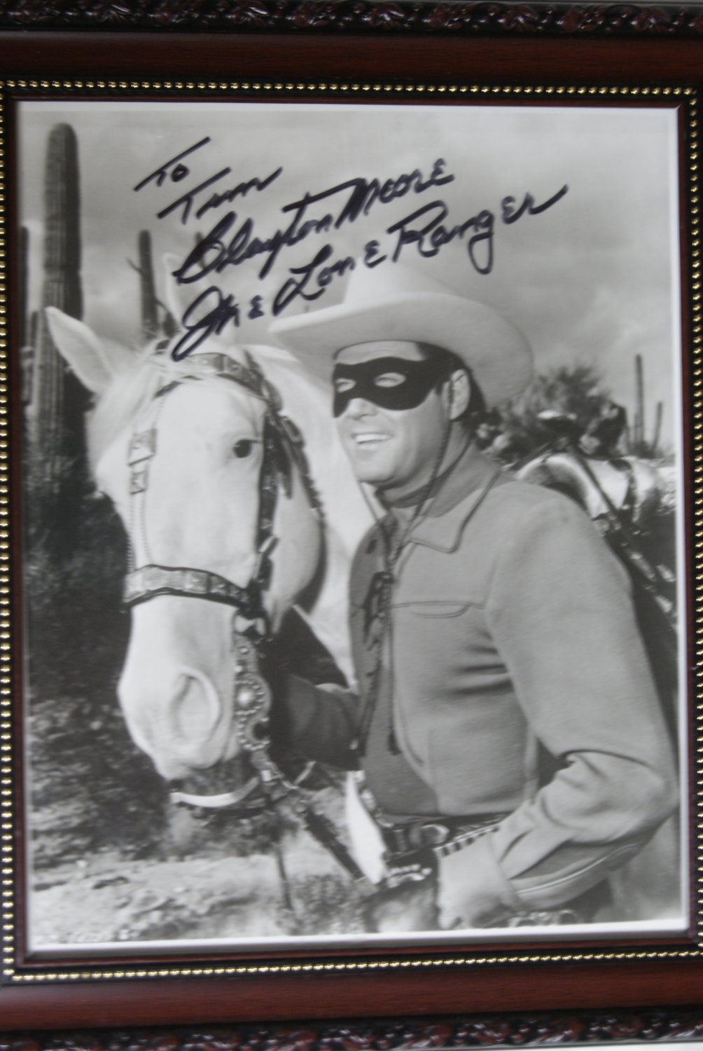 Clayton Moore / The Lone Ranger autograph