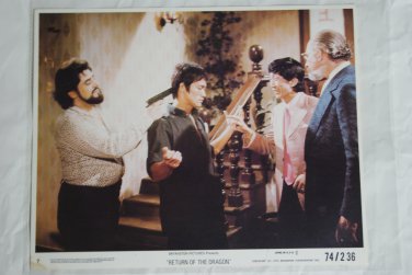 Bruce Lee / Return of the Dragon photograph / lobby card