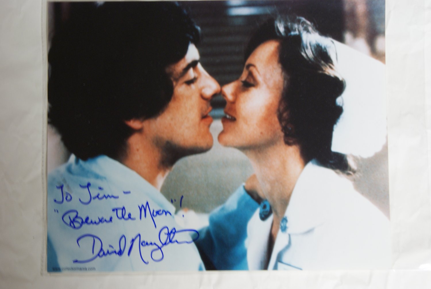 David Naughton autograph photograph