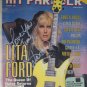 Lita Ford autographed magazine cover