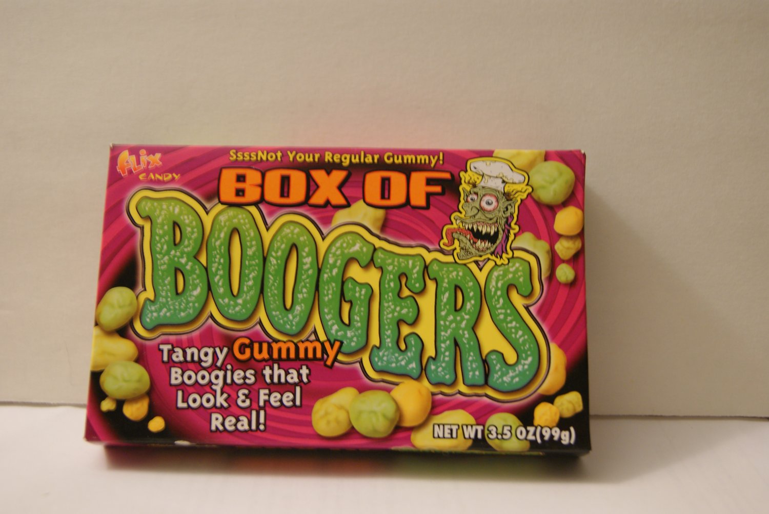 Box of Boogers / Zit Poppers gummies
