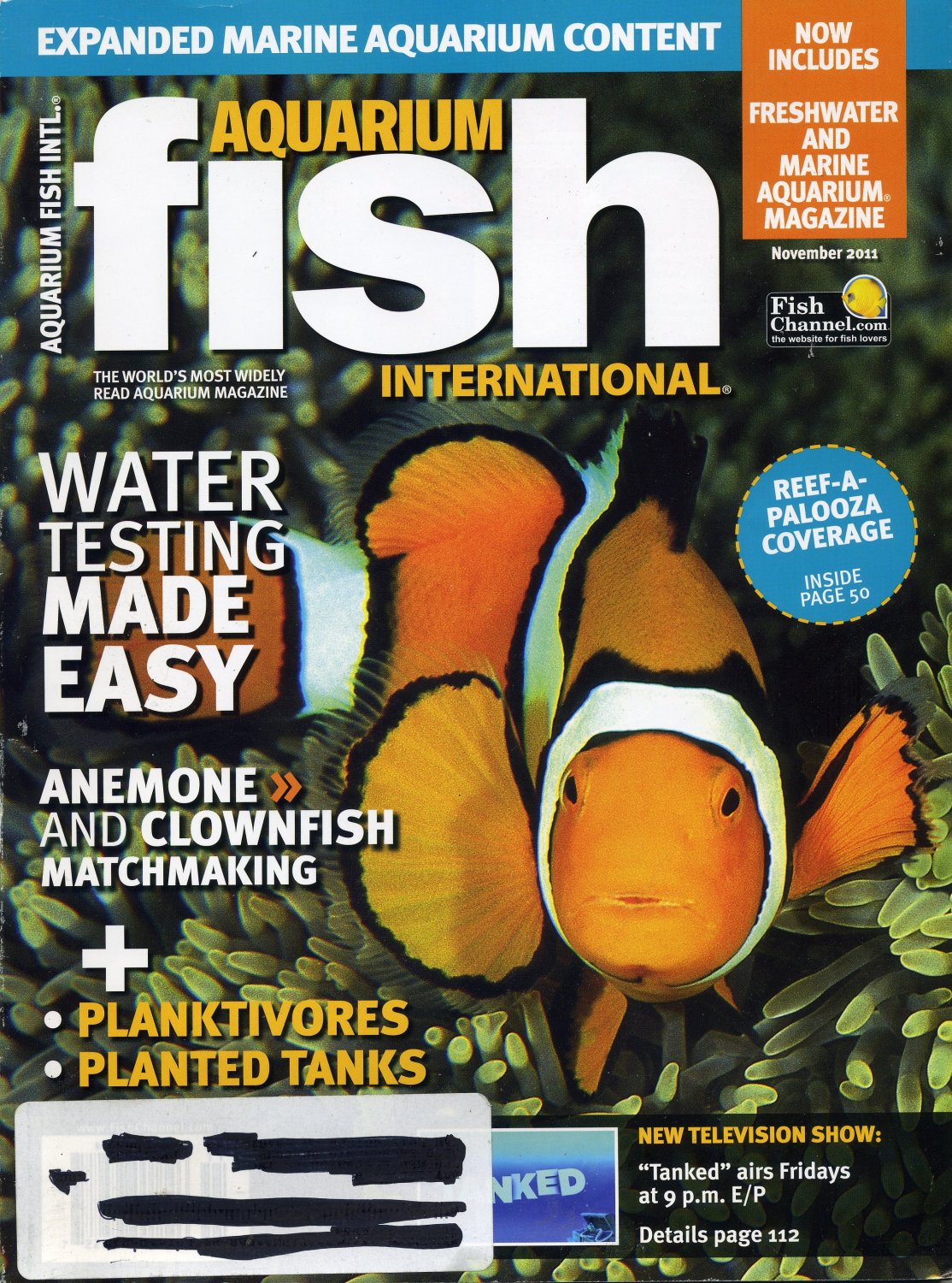 Aquarium Fish International Magazine November 2011