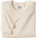Natural - S Sleeve, One Color Logo Printed Back & Front