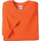 Orange - S Sleeve, One Color Logo Printed Back & Front