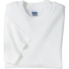 White - S Sleeve, One Color Logo Printed Back & Front