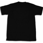 Black - S Sleeve, One Color Logo Printed Back & Front
