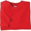 Red - S Sleeve, One Color Logo Printed Back & Front