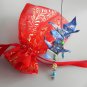 Dangling Origami Crane earrings