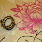 White and Ebony Simple Twist ring