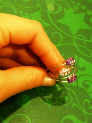 Simply Elegant 3 Beads Ring