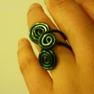 Triple Ensemble Spiral Ring