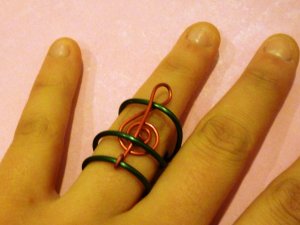Treble Clef ring