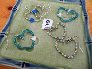 Heart-shaped earrings