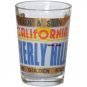 California Beverly Hills Fun Sun Shot Glass Schnapps Glasses