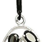 BioFlexi Banana Silver Egg-Shaped Dangling Belly Ring BPSD083