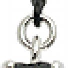 BioFlexi Banana Silver Double-Heart Dangling Belly RingBPSD072