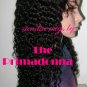 16 inch #1B deep curl Indian Remy Full Lace Wig