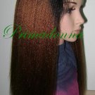 18inch 100%Indian Remy Full Lace Italian Yaki Straight