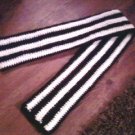 Scarf with stripes